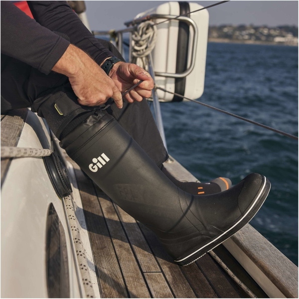 2026 Gill Tall Yachting Sailing Boots 918 - Black